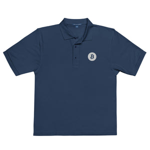 Bitcoin Premium Polo - detail view