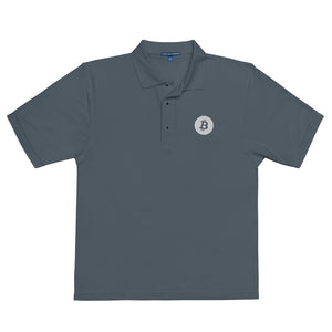 Bitcoin Premium Polo - side view
