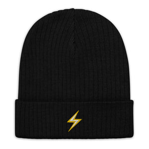 Bitcoin Zap Beanie - front view