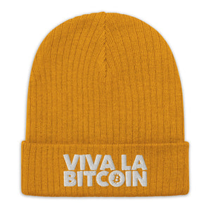 Viva La Bitcoin Beanie - side view