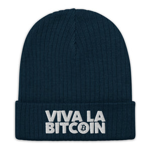 Viva La Bitcoin Beanie - back view
