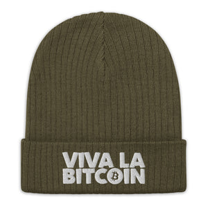 Viva La Bitcoin Beanie - detail view