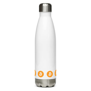 The White Rabbit Bitcoin Water Bottle - side view