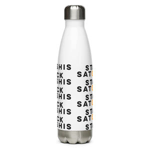 Stack Satoshis Water Bottle - side view
