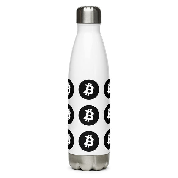 Bitcoin Water bottle - front view