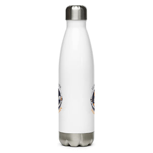 I Love Cats and Bitcoin Water Bottle - front view
