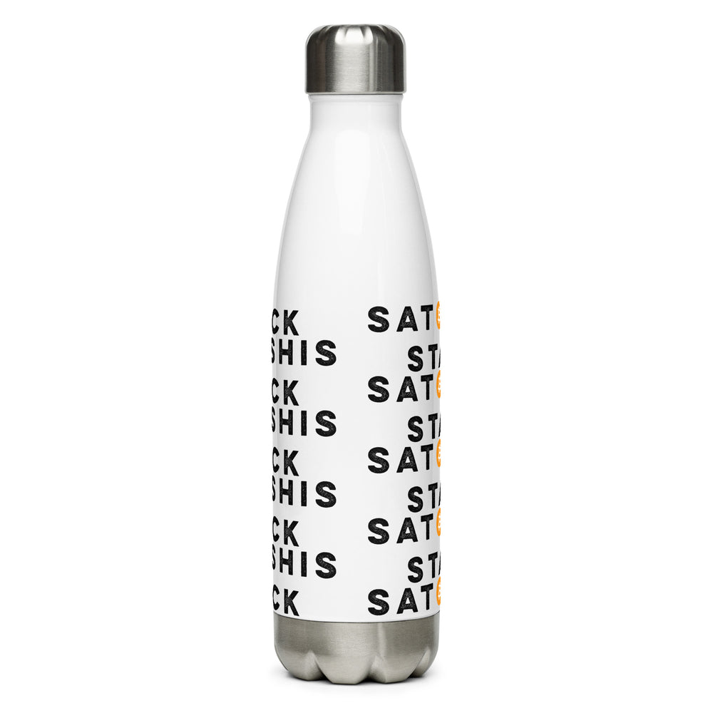 Stack Satoshis Water Bottle - front view