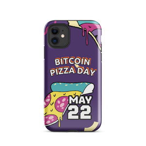 May 22 Pizza Day - Tough Case for iPhone® - back view