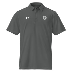 Under Armour® Bitcoin Polo - side view