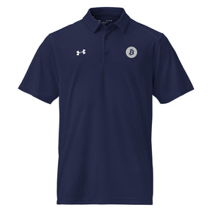 Under Armour® Bitcoin Polo - back view