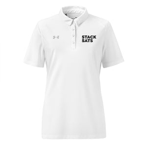 Under Armour® Stack Sats Women’s Polo - front view