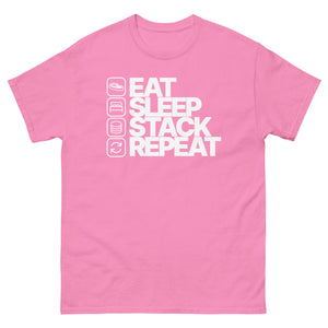 Eat Sleep Stack Repeat Men's Shirt - view 11