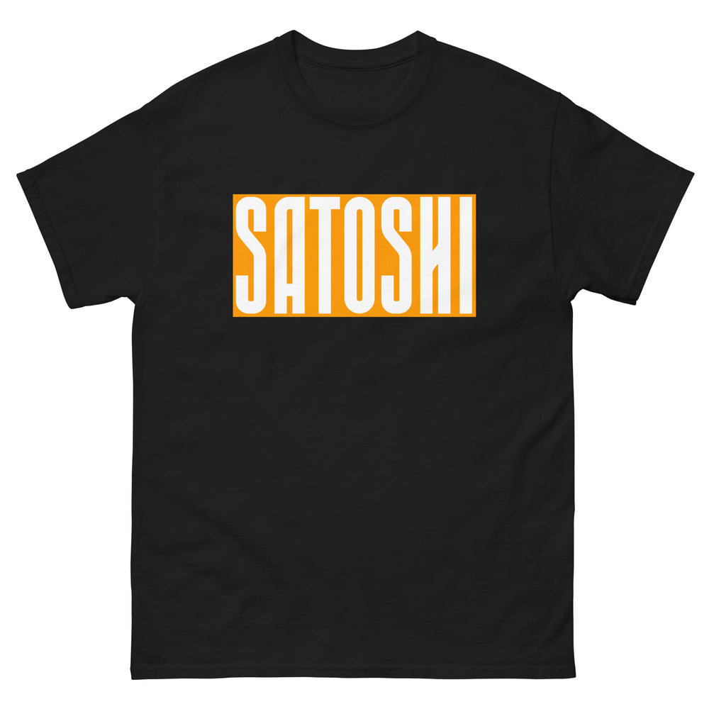 Orange Satoshi Men's Tee - front view