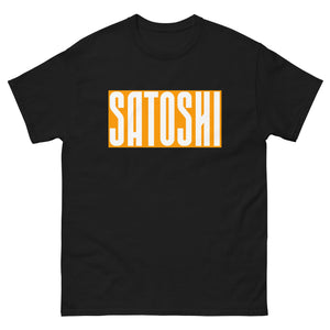 Orange Satoshi Men's Tee - front view