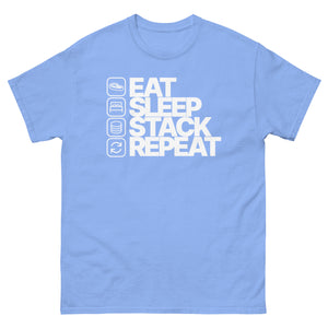 Eat Sleep Stack Repeat Men's Shirt - view 12