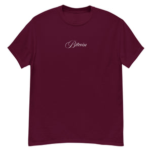 Cursive Men's Tee - back view