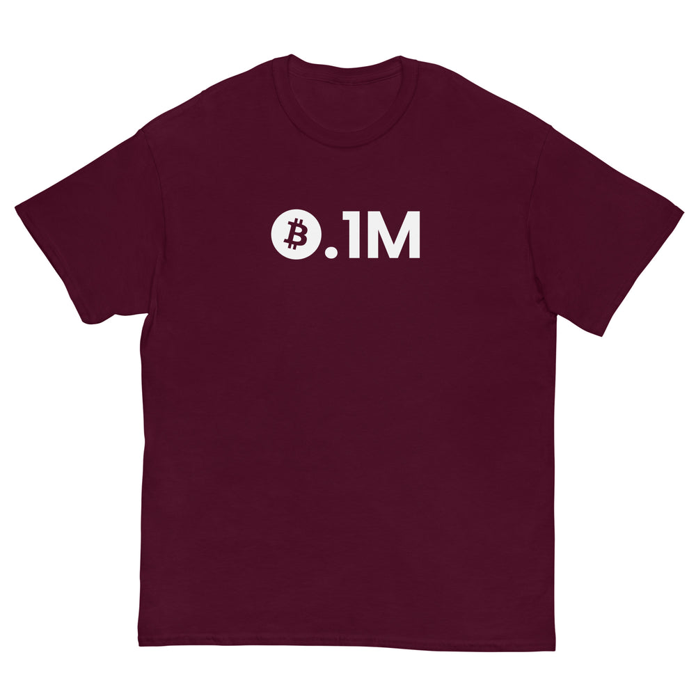 Bitcoin 0.1M Men's Tee - front view