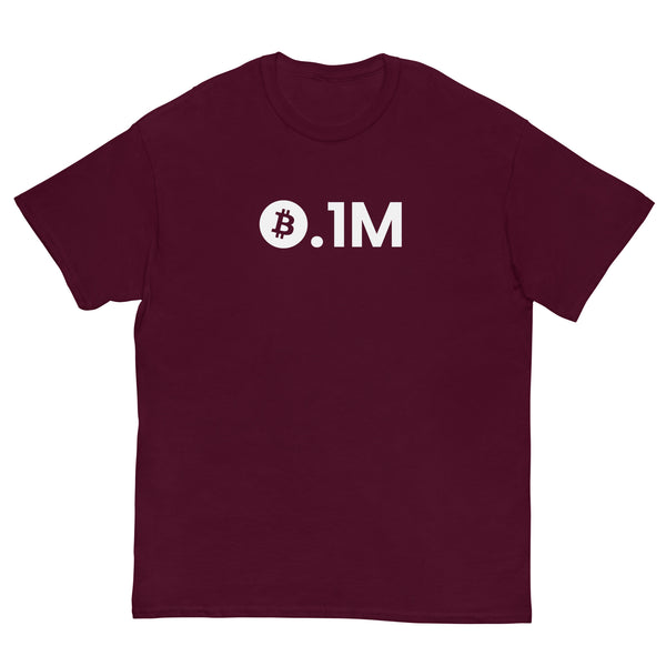 Bitcoin 0.1M Men's Tee - front view