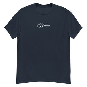 Cursive Men's Tee - detail view