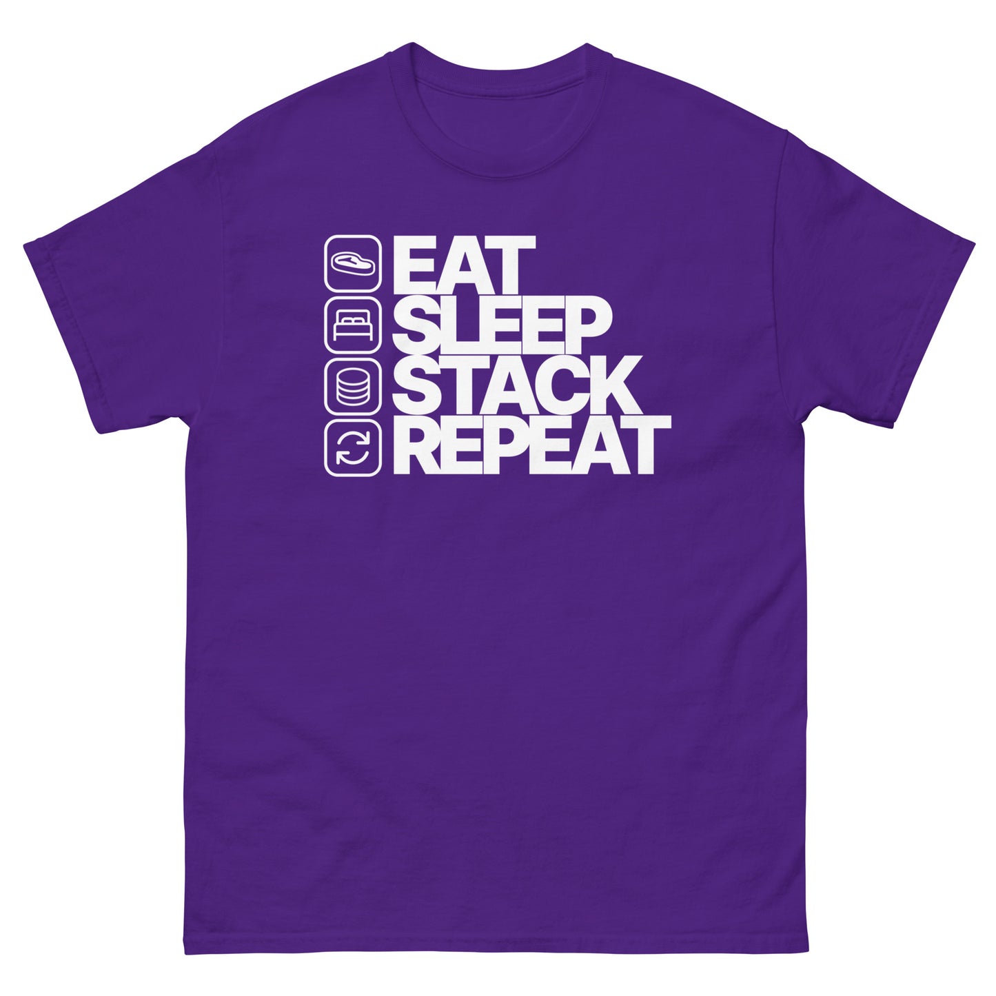 Eat Sleep Stack Repeat Men's Shirt