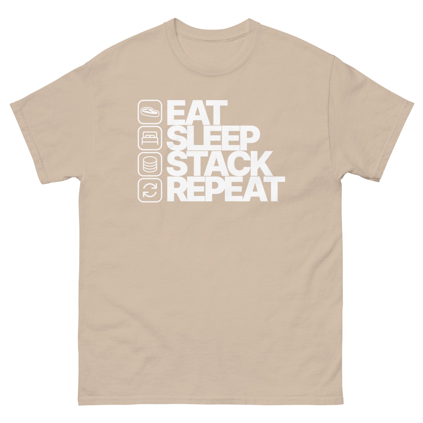 Eat Sleep Stack Repeat Men's Shirt