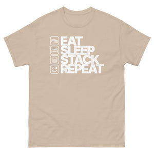 Eat Sleep Stack Repeat Men's Shirt - view 14