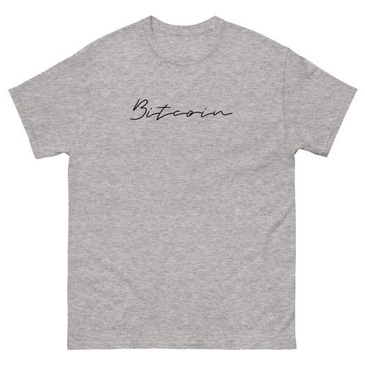 Bitcoin Signature Men's Tee