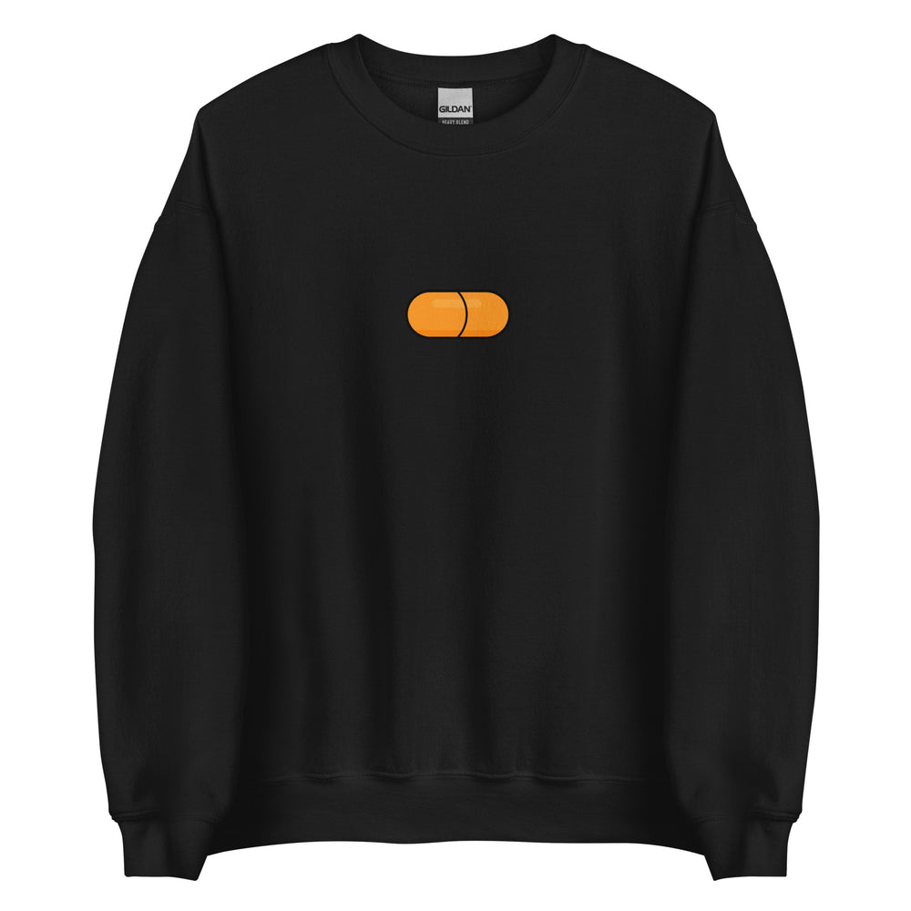 Orange Pill Sweatshirt - front view