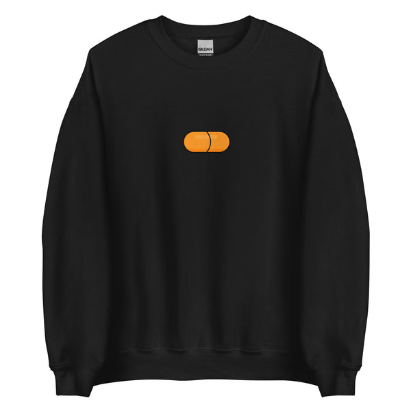 Orange Pill Sweatshirt - front view