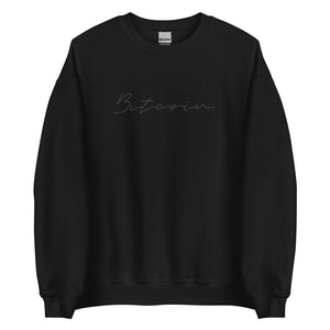 Bitcoin Signature Sweatshirt - back view