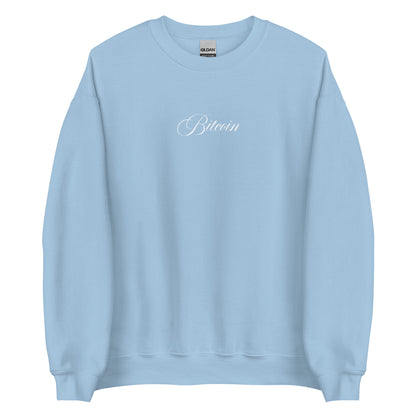 Cursive Bitcoin Sweatshirt