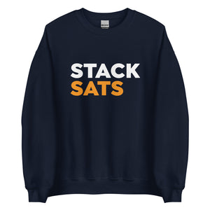 Stack Sats Sweatshirt - back view