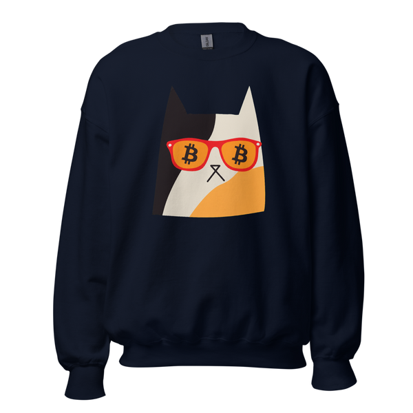 Bitcoin Cat Eyes Sweatshirt
