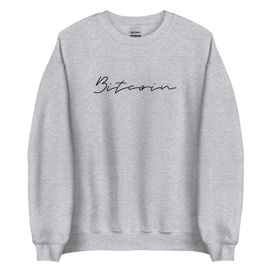 Bitcoin Signature Sweatshirt