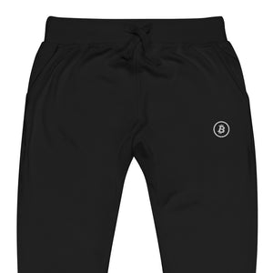 Bitcoin Fleece Sweatpants - front view