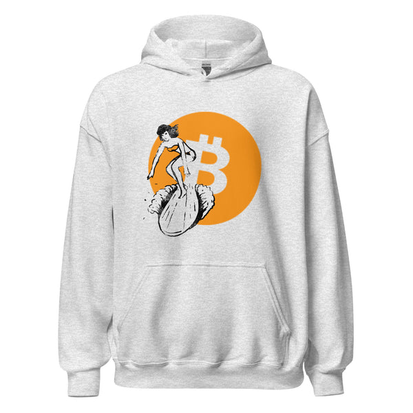 Ride the Bitcoin Wave Hoodie - front view