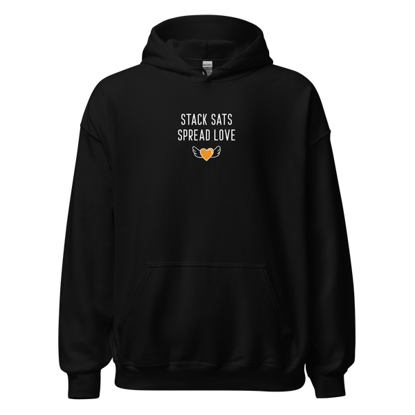 Stack Sats Spread Love Hoodie
