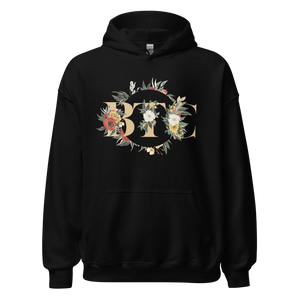 Floral BTC Hoodie - front view
