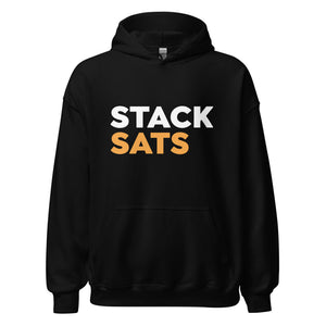 Stack Sats Hoodie - back view