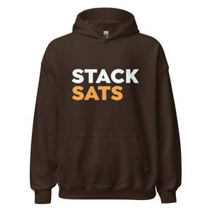 Stack Sats Hoodie - front view