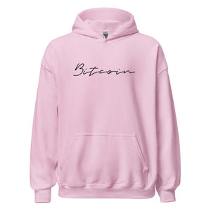 Bitcoin Signature Hoodie - side view