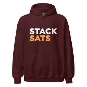 Stack Sats Hoodie - side view