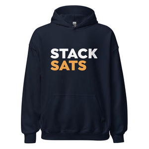 Stack Sats Hoodie - detail view