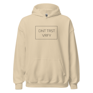 Don't Trust - Verify Hoodie - side view