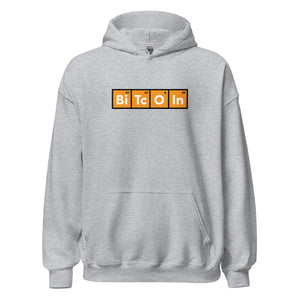 Elemental Bitcoin Hoodie - back view