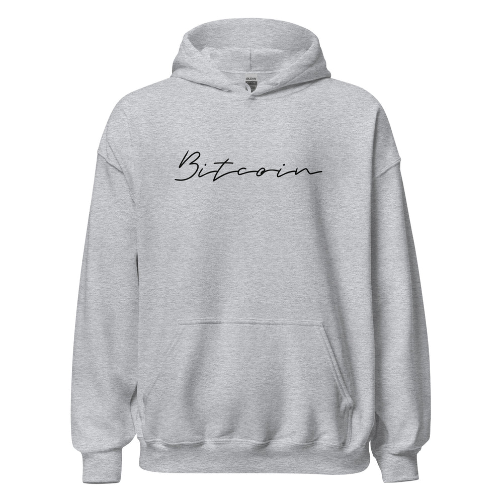Bitcoin Signature Hoodie - front view