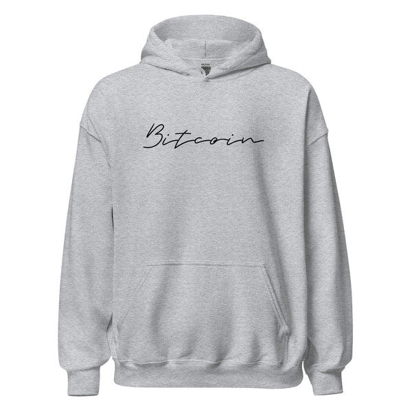 Bitcoin Signature Hoodie - front view