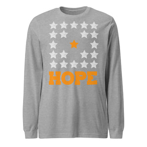 Hope & Stars Long Sleeve Tee - detail view