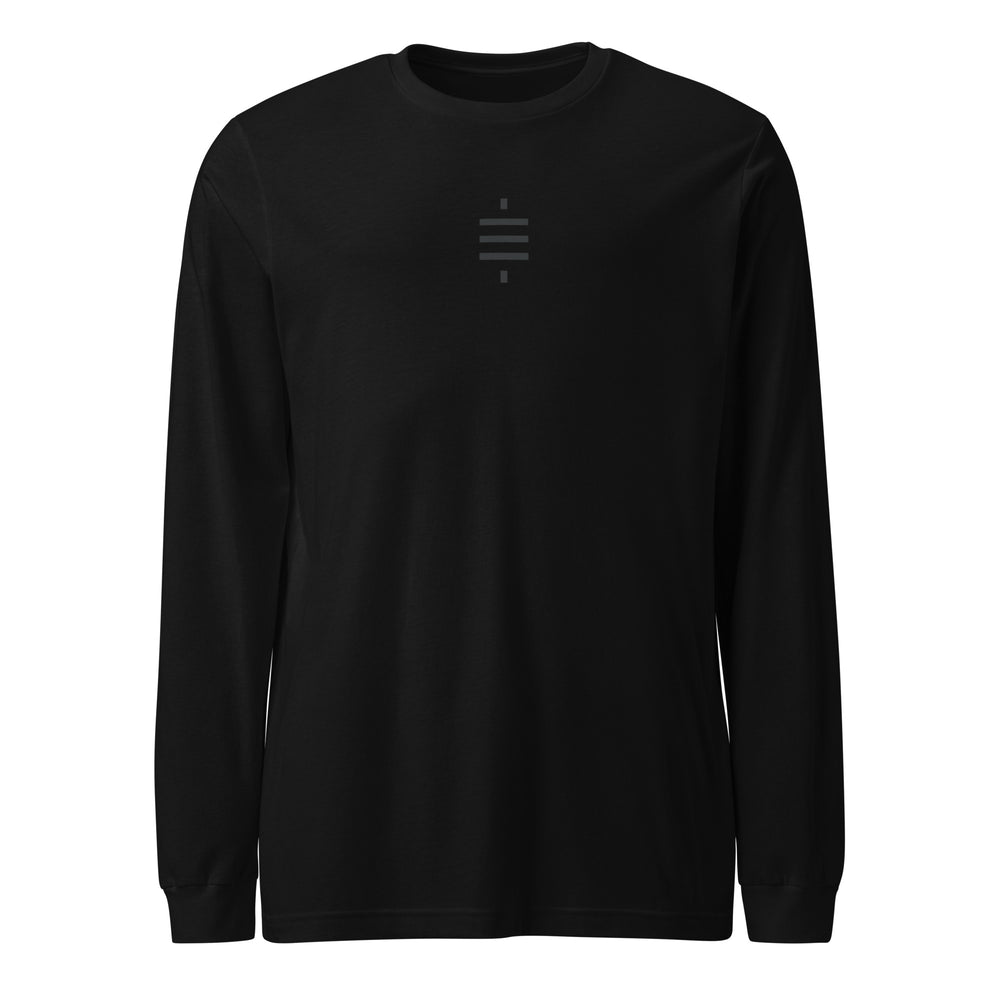 Sat Symbol Long Sleeve Tee - front view
