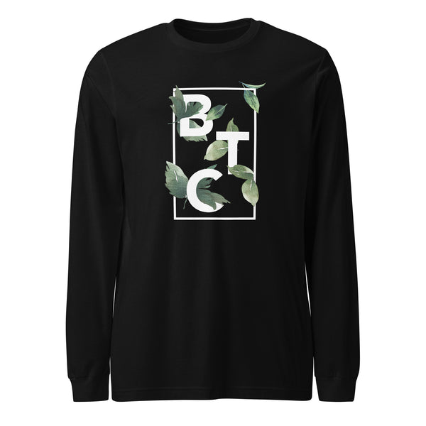 Natural BTC Long Sleeve Tee - front view